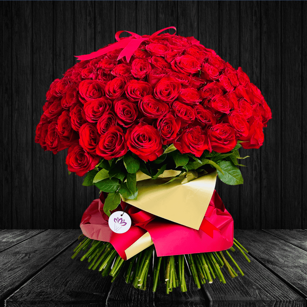 The Glory of Love - 200 Red Rose