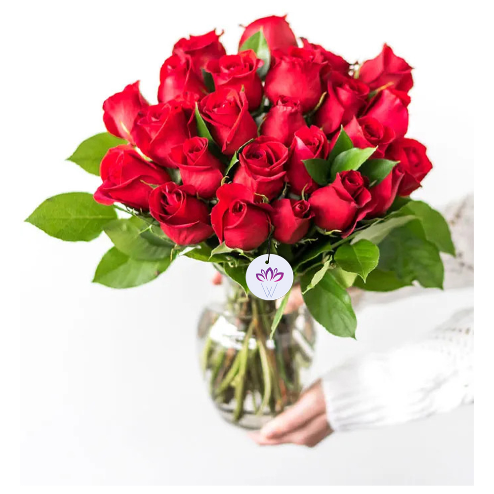 The Radiant Red - 20 Rose
