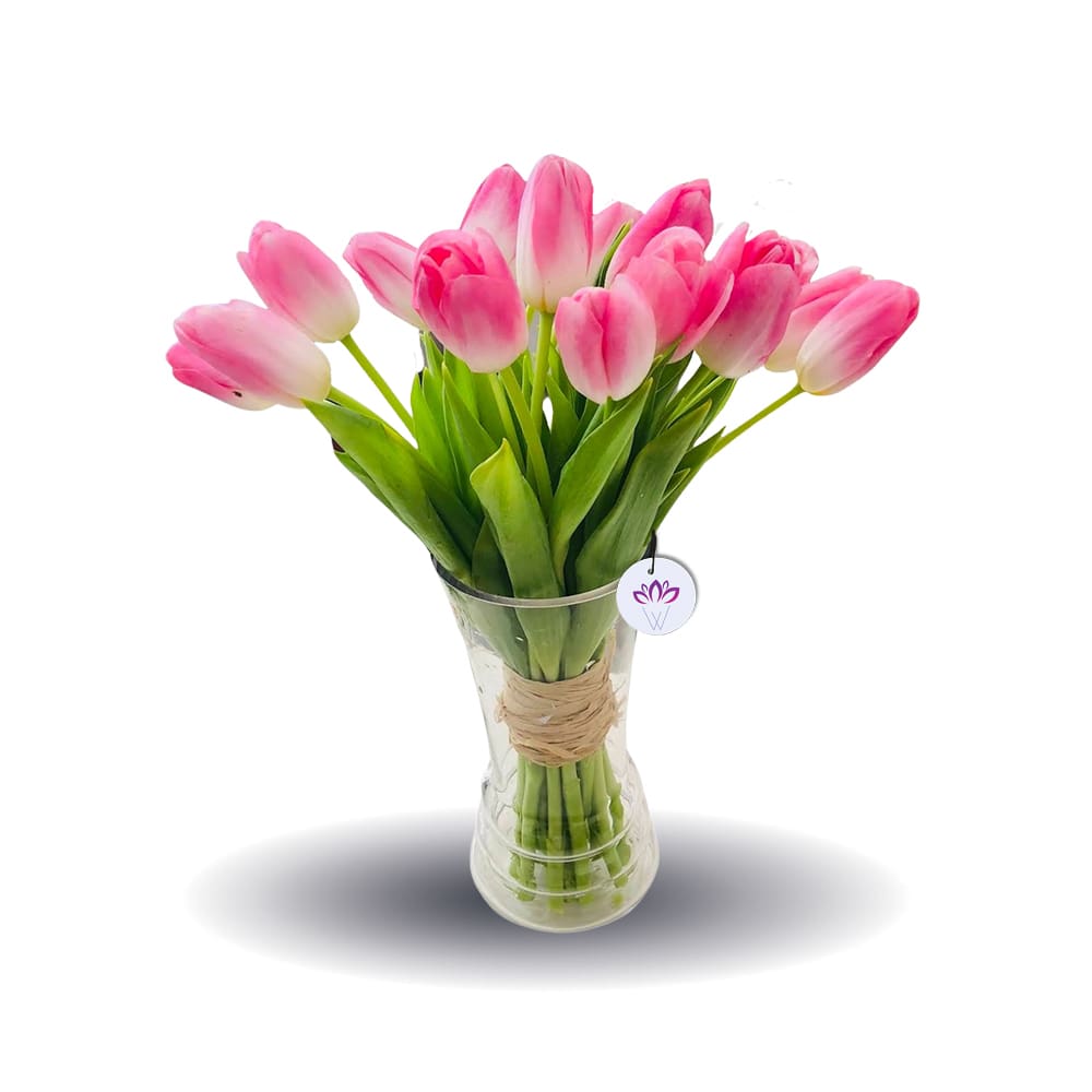 The Periwinkle Breeze - One Dozen Tulip